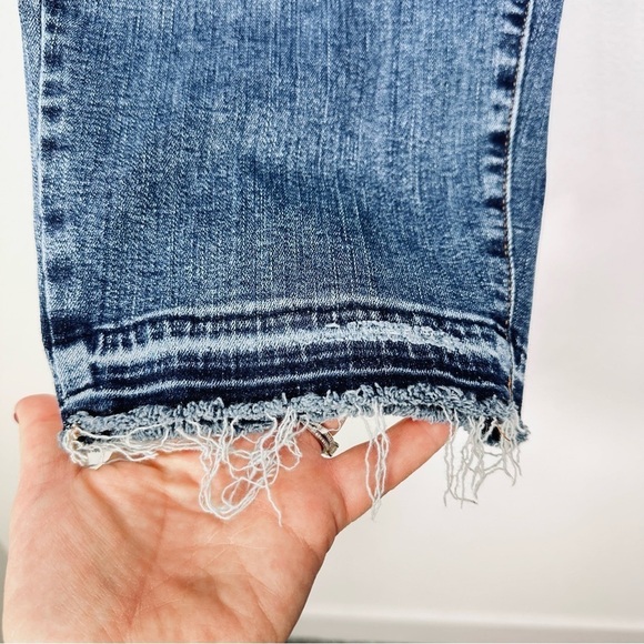 Talbots Women's Jeans Slim Ankle Medium Wash Size 22W Frayed Hem Casual - Picture 2 of 6